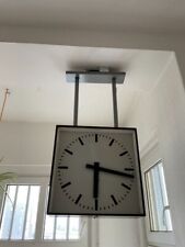 Bahnhofsuhr industrieuhr rigin gebraucht kaufen  Deutschland