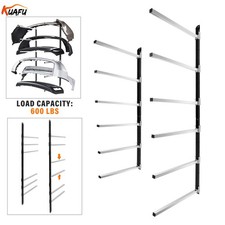 Suporte de parede 6 lugares suporte de para-choque carroceria automática rack de armazenamento ajustável comprar usado Suporte de parede 6 lugares suporte de para-choque carroceria automática rack de armazenamento ajustável comprar usado  Enviando para Brazil
