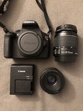 Câmera Digital SLR Canon EOS Rebel T5i / EOS 700D 18.0MP - Preta E Lente 50mm comprar usado  Enviando para Brazil