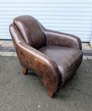 Brown leather club for sale  LEEDS