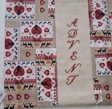 Kissenhülle advent handgestic gebraucht kaufen  Schmallenberg