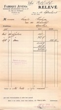 Facture 1918 fabrique d'occasion  France