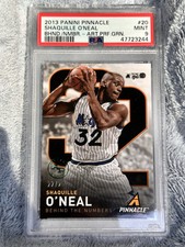 2013 Panini Pinnacle Shaquille Oneal Behind Numbers Artist Proof Green /25 PSA 9 comprar usado  Enviando para Brazil