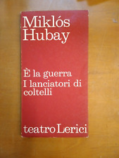 Miklos hubay guerra usato  Italia