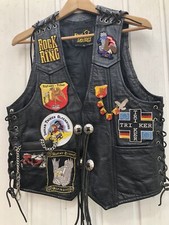 Lederweste triker patch gebraucht kaufen  Emsdetten