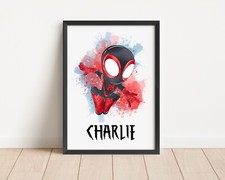 Spiderman poster personalised for sale  STOURPORT-ON-SEVERN