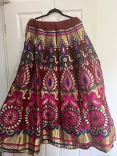 Indian skirt sari for sale  NOTTINGHAM