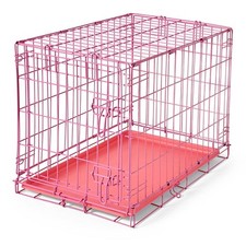 Pink dog cage for sale  WESTON-SUPER-MARE