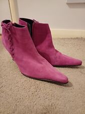 Bright pink suede for sale  TROWBRIDGE