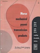 Folleto MRO - cadena Morse - productos de transmisión de energía mecánica c1952 (MR23) segunda mano  Embacar hacia Mexico