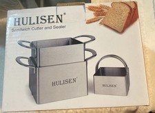 Cortador y sellador de sándwiches Hulisen de acero inoxidable nuevo a prueba de óxido apto para lavavajillas segunda mano  Embacar hacia Mexico