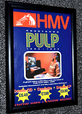 PULP band Framed A4 1996 countdown 1992 - 1989 ALBUM original ART poster comprar usado  Enviando para Brazil