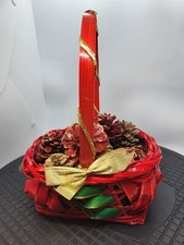 Vintage christmas basket for sale  Bakersfield