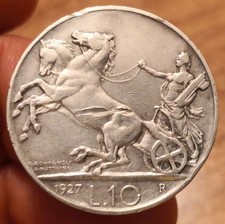 Moneta lire 1927 usato  Olbia