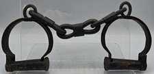 Antique prison handcuffs for sale  Mansfield