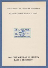 Brasil 1966 Folhinha Filatélica Alianca para o Progresso nova comprar usado Brasil 1966 Folhinha Filatélica Alianca para o Progresso nova comprar usado  Enviando para Brazil