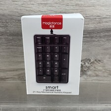 Magicforce 21 teclas teclado numérico mecânico com fio USB nova caixa aberta SMART comprar usado  Enviando para Brazil