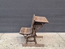 cast school desk vintage iron for sale  Noblesville