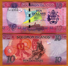 Ilhas Salomão, $10, ND (2017), P-33b, A/5, Design Colorido UNC comprar usado  Enviando para Brazil