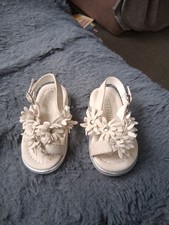 Girls cream sandle for sale  BRENTWOOD