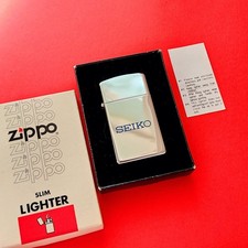 Relógio Zippo Seiko isqueiro vintage raro com caixa e panfleto não usado NOS!, usado comprar usado  Enviando para Brazil