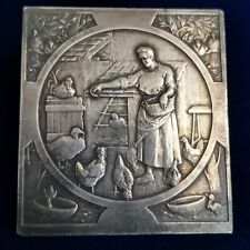 Medaille plaque bronze d'occasion  Antony