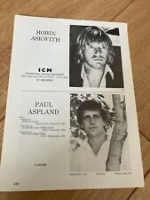 Robin askwith 1984 for sale  LONDON