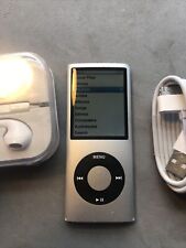 iPod nano 4ª geração 8gb prata nova bateria - estado excepcional comprar usado  Enviando para Brazil
