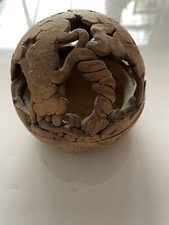 Pottery lidded pot for sale  KINGSTON UPON THAMES