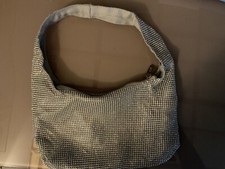 Pieces schultertasche metallic gebraucht kaufen  Bochum