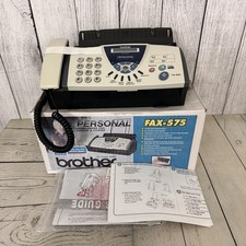 Brother FAX-575 profissional pessoal papel simples máquina de fax copiadora escritório comprar usado Brother FAX-575 profissional pessoal papel simples máquina de fax copiadora escritório comprar usado  Enviando para Brazil