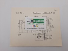 Schema elettrico amplificatore usato  Tivoli