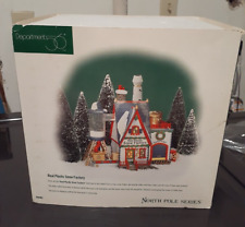 Dept 56 Pólo Norte "FÁBRICA DE NEVE DE PLÁSTICO REAL" & "ENTREGANDO NEVE" aposentado 2001 comprar usado  Enviando para Brazil