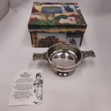 Souvenir pewter quaich for sale  PRESTON