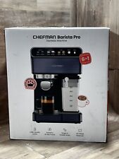 Máquina de café expresso Chefman Barista Pro aço inoxidável 1,8L com espumador de leite comprar usado  Enviando para Brazil