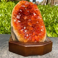 Flor de racimo de cristal de citrino natural de 5,44 lb - raro espécimen de cristal de amatista segunda mano  Embacar hacia Mexico