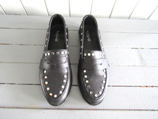 Mocassins cuir noir d'occasion  Serris