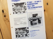 Seltene broschüre steenbeck gebraucht kaufen  Köln