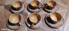 Tasses soucoupes barbotine d'occasion  Pessac
