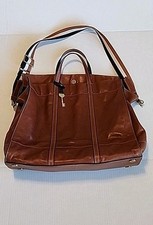 Bolsa de compras feminina Fossil Carmen couro marrom bolsa de ombro tiracolo comprar usado  Enviando para Brazil