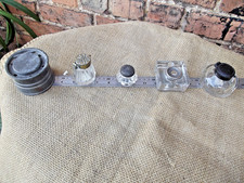 Five various inkwells for sale  LOUTH