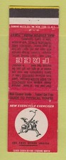 Matchbook cover exercise for sale  USA