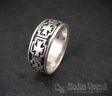 Silberring bandring kreuze gebraucht kaufen  Zweibrücken