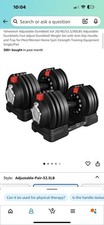 Adjustable dumbbell set for sale  Manson
