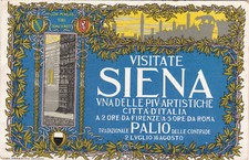 Usado, * SIENA - PALIO - Illustrazione pubblicitaria città comprar usado  Enviando para Brazil
