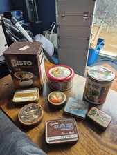 Vintage tins mix for sale  TELFORD