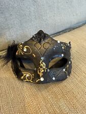 Venetian mask black for sale  LONDON