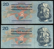 Banknoten tschechoslowakei če gebraucht kaufen  Wietzendorf