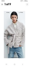 Mango cardigan coat for sale  BOLTON