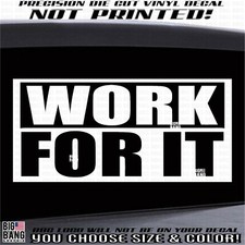 Work vinyl decal for sale  Oregon